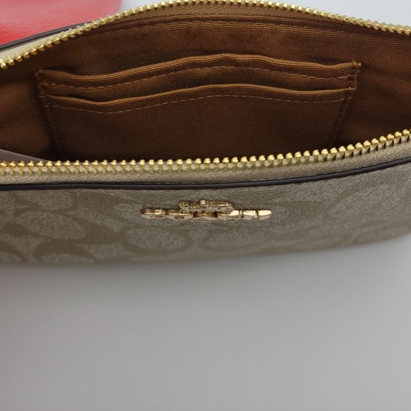 Coach Bags Coach Ce657 Mix Print Corner Zip Wristlet Trio Set